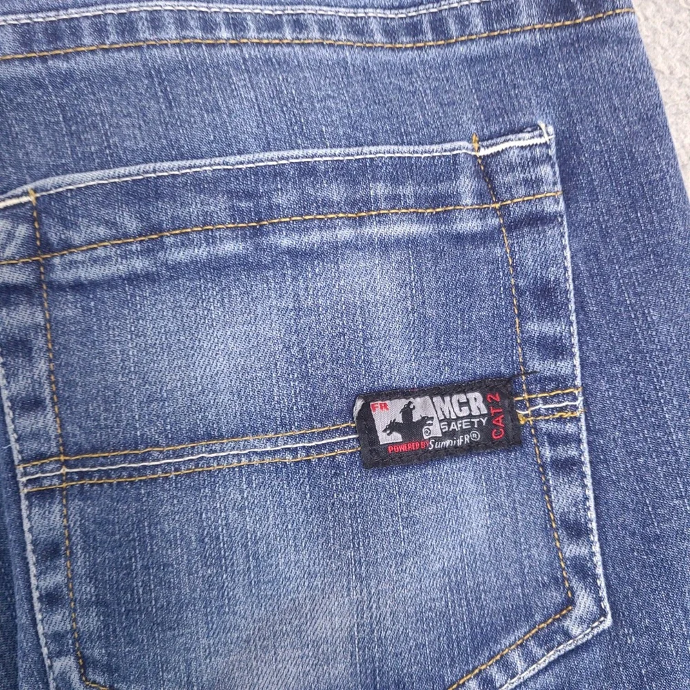Summit FR Jeans Mens‎ 38x32 MCR Safety CAT2 PD2 Straight Flame Resist Workwear